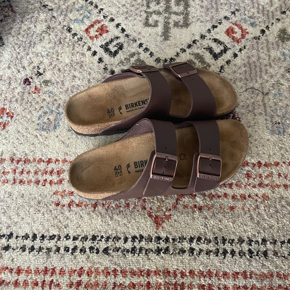 Birkenstock Arizona Slides, Mocha
